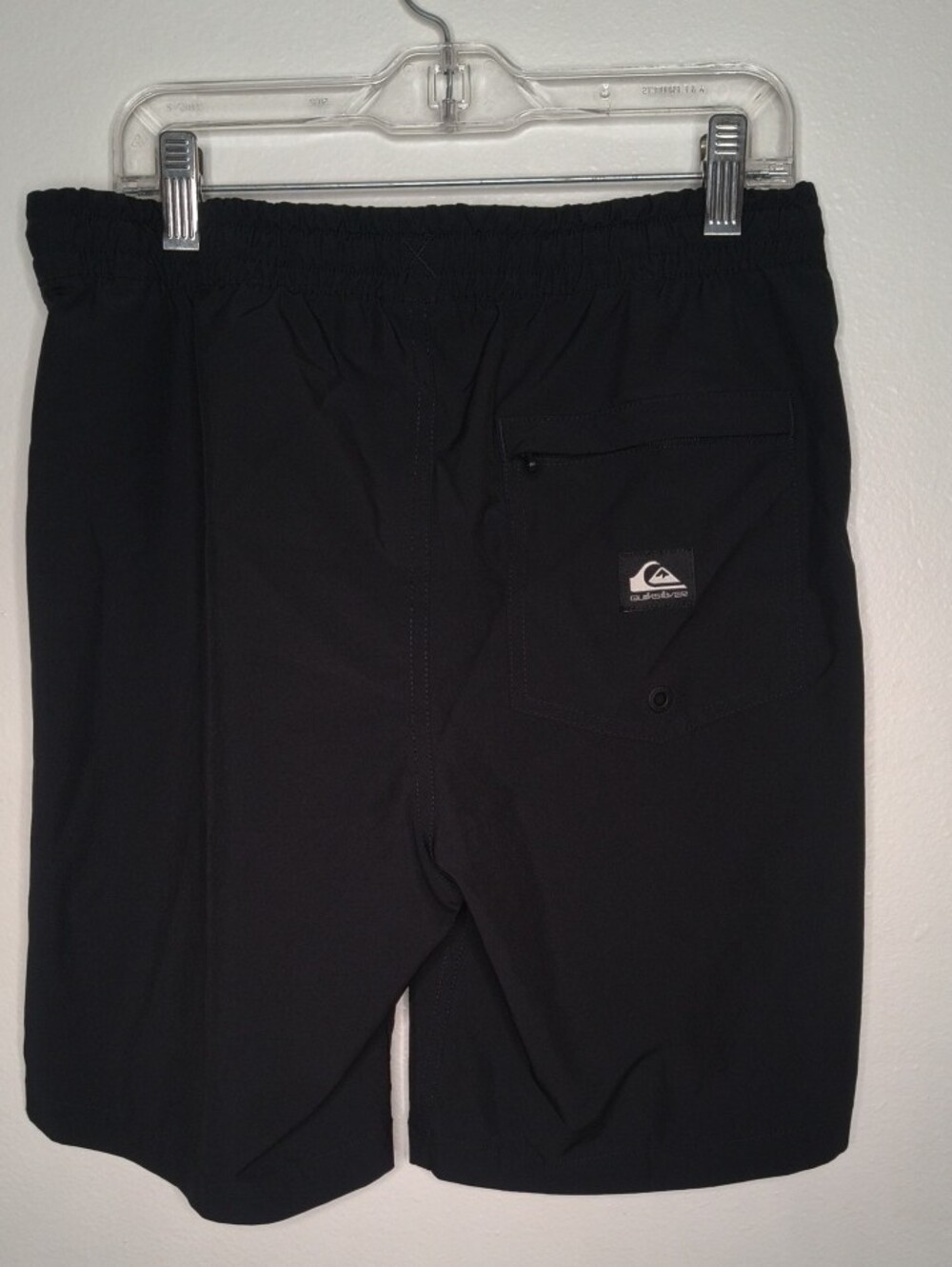 Quiksilver Black Elastic Waist Swim Shorts - Picture 9 of 14
